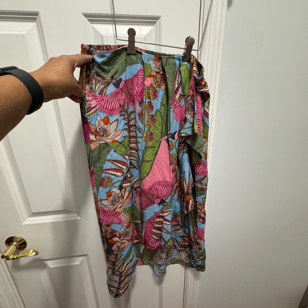 RACHEL Rachel Roy Multicolor Floral Skirt size m